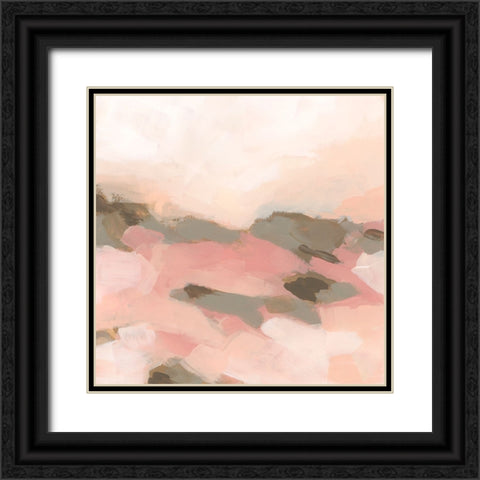 Desert Rose Valley I Black Ornate Wood Framed Art Print with Double Matting by Vess, June Erica