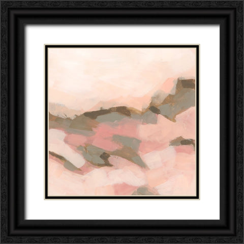 Desert Rose Valley II Black Ornate Wood Framed Art Print with Double Matting by Vess, June Erica