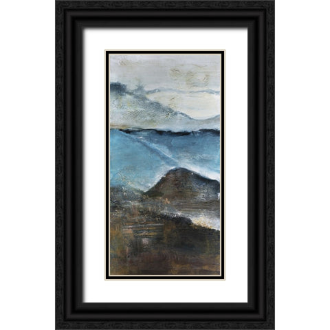 Ancient View I Black Ornate Wood Framed Art Print with Double Matting by Bramma, Lila