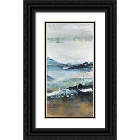 Ancient View III Black Ornate Wood Framed Art Print with Double Matting by Bramma, Lila
