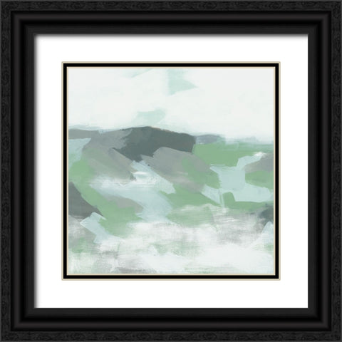 Green Muir I Black Ornate Wood Framed Art Print with Double Matting by Vess, June Erica