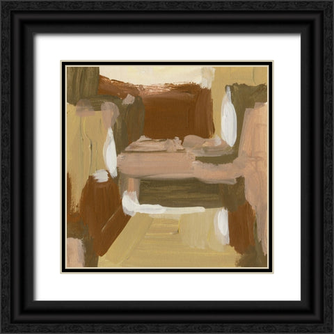 Yellow Dawn I Black Ornate Wood Framed Art Print with Double Matting by Wang, Melissa
