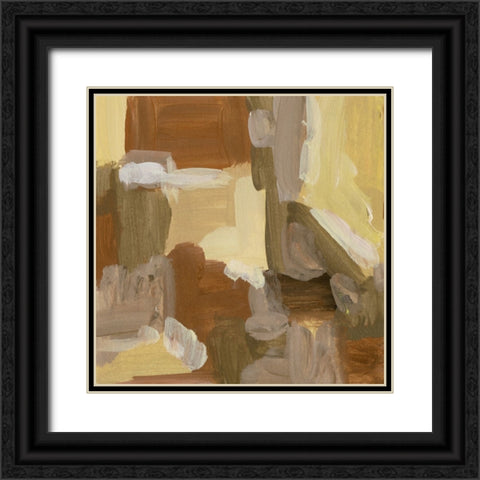 Yellow Dawn VI Black Ornate Wood Framed Art Print with Double Matting by Wang, Melissa