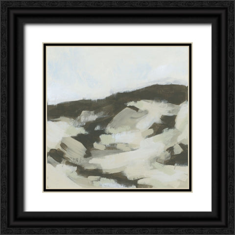 Neutral Dune II Black Ornate Wood Framed Art Print with Double Matting by Vess, June Erica