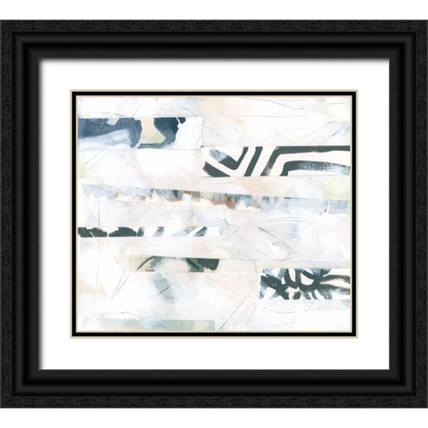 Pattern Camouflage II Black Ornate Wood Framed Art Print with Double Matting by Vess, June Erica