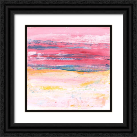 Kona Sunset I Black Ornate Wood Framed Art Print with Double Matting by Kaelber, Renee