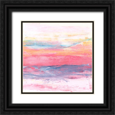 Kona Sunset II Black Ornate Wood Framed Art Print with Double Matting by Kaelber, Renee