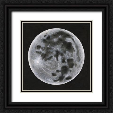 Celestial Spheres I Black Ornate Wood Framed Art Print with Double Matting by Willett, Michael