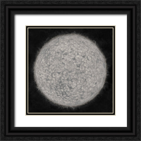 Celestial Spheres II Black Ornate Wood Framed Art Print with Double Matting by Willett, Michael