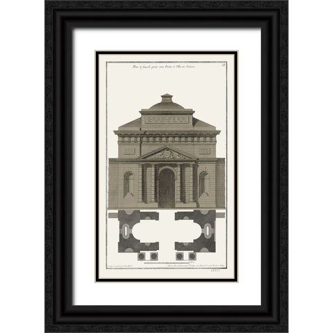 Buildings And Facades III Black Ornate Wood Framed Art Print with Double Matting by Vision Studio
