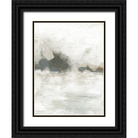 Horizon Break I Black Ornate Wood Framed Art Print with Double Matting by Vess, June Erica