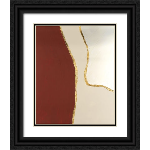 Allspice I Black Ornate Wood Framed Art Print with Double Matting by Lam, Vanna