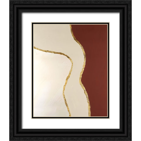 Allspice II Black Ornate Wood Framed Art Print with Double Matting by Lam, Vanna