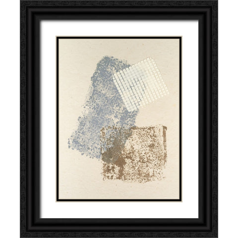 Embellished Scrim I Black Ornate Wood Framed Art Print with Double Matting by Lam, Vanna