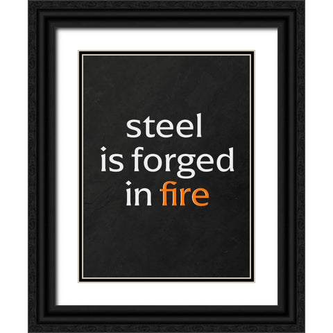 Bro-Inspo III Black Ornate Wood Framed Art Print with Double Matting by Green, Jacob