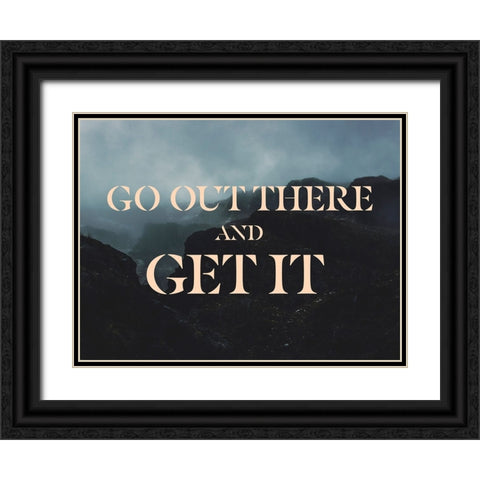 Bro-Inspo V Black Ornate Wood Framed Art Print with Double Matting by Green, Jacob