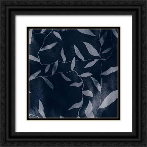 Shadowy Vines IV Black Ornate Wood Framed Art Print with Double Matting by Barnes, Victoria