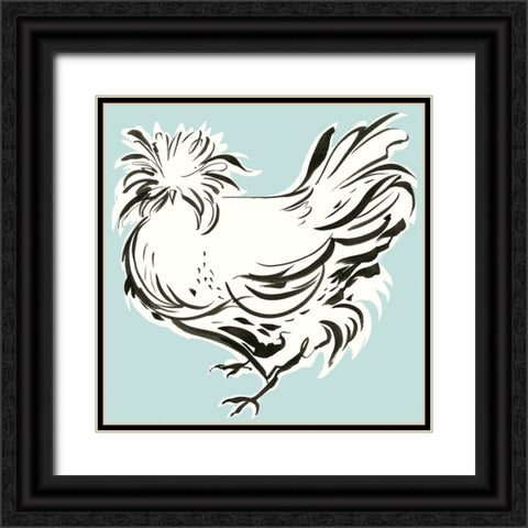 Galliformes III Black Ornate Wood Framed Art Print with Double Matting by Marr, Laura