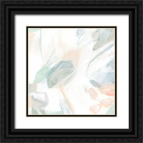 Granite Biome I Black Ornate Wood Framed Art Print with Double Matting by Vess, June Erica