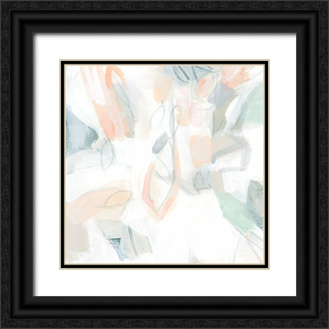 Granite Biome II Black Ornate Wood Framed Art Print with Double Matting by Vess, June Erica