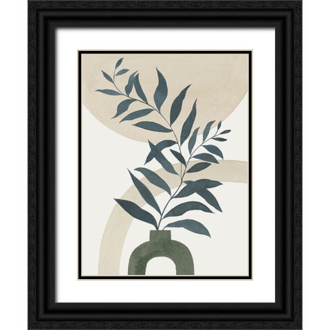 Minimal Vase II Black Ornate Wood Framed Art Print with Double Matting by Popp, Grace