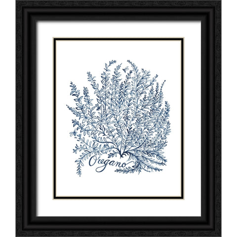 Summer Herb Garden Sketches II Black Ornate Wood Framed Art Print with Double Matting by Marr, Laura