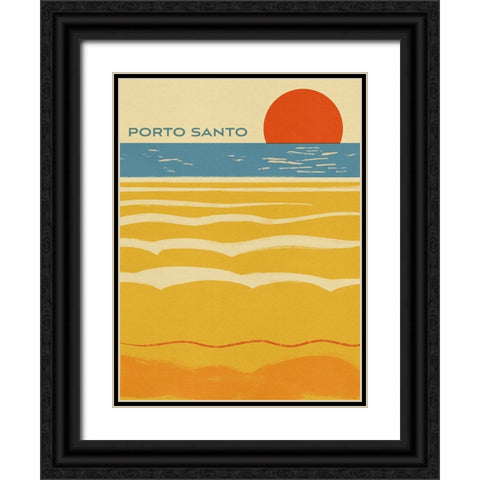 Summer Abroad I Black Ornate Wood Framed Art Print with Double Matting by Green, Jacob