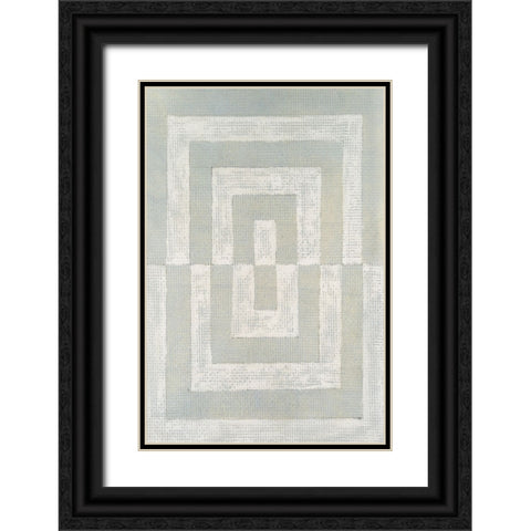 Inner Hall II Black Ornate Wood Framed Art Print with Double Matting by Lam, Vanna