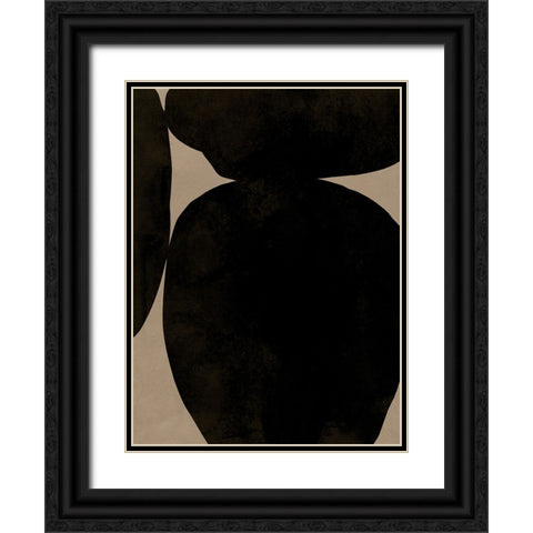 Heirloom Orbs II Black Ornate Wood Framed Art Print with Double Matting by Green, Jacob