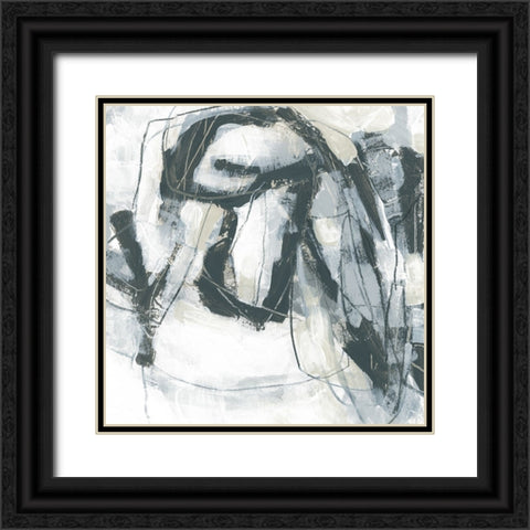 Curated Marks II Black Ornate Wood Framed Art Print with Double Matting by Vess, June Erica