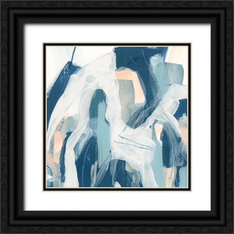 Interlocking Melody V Black Ornate Wood Framed Art Print with Double Matting by Vess, June Erica