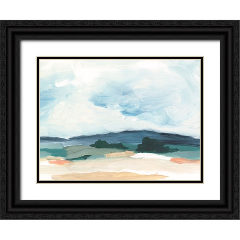 Pastel Vista II Black Ornate Wood Framed Art Print with Double Matting by Harper, Ethan