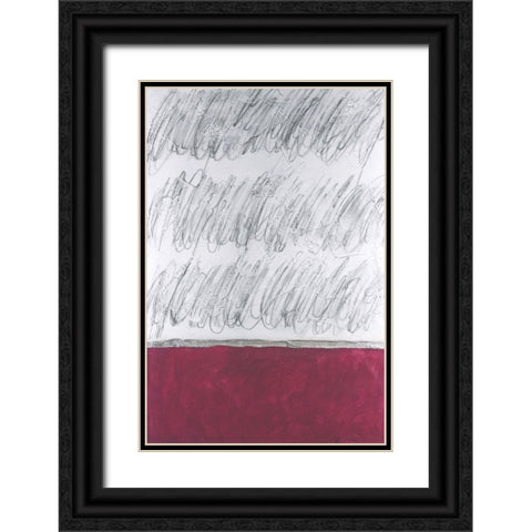 Chroma Tract I Black Ornate Wood Framed Art Print with Double Matting by Willett, Michael