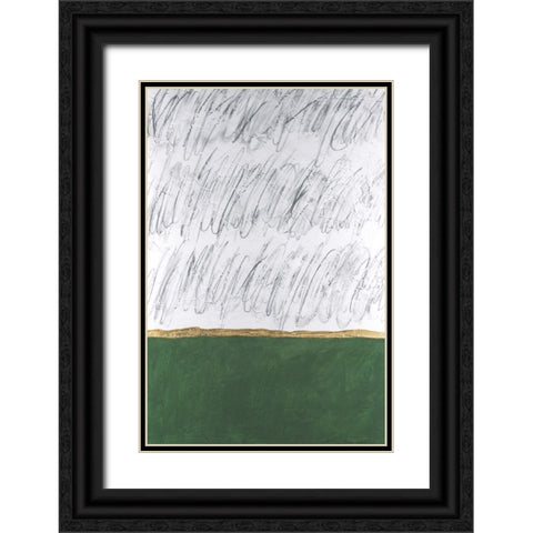 Chroma Tract III Black Ornate Wood Framed Art Print with Double Matting by Willett, Michael