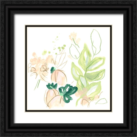 Tropical Inspiration I Black Ornate Wood Framed Art Print with Double Matting by Vess, June Erica