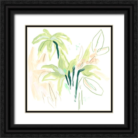 Tropical Inspiration III Black Ornate Wood Framed Art Print with Double Matting by Vess, June Erica