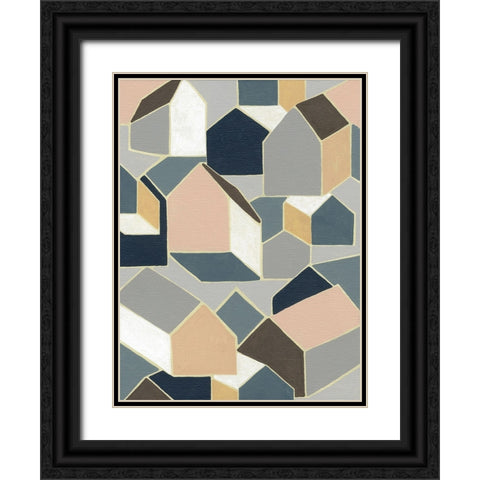 Dream House II Black Ornate Wood Framed Art Print with Double Matting by Galapon, Nikki