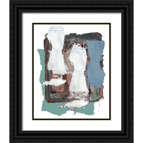 Brights Soft Wash I Black Ornate Wood Framed Art Print with Double Matting by Cartissi