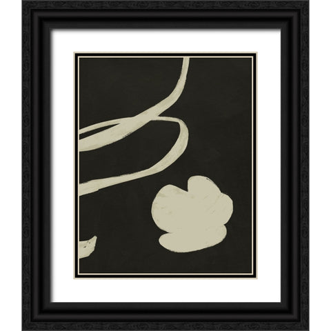 Neutral Spring I Black Ornate Wood Framed Art Print with Double Matting by Green, Jacob