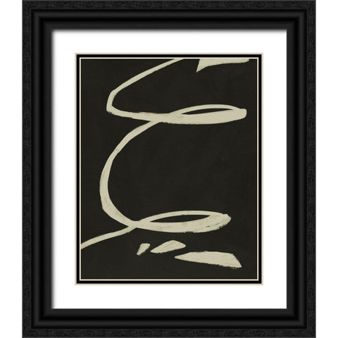 Neutral Spring III Black Ornate Wood Framed Art Print with Double Matting by Green, Jacob