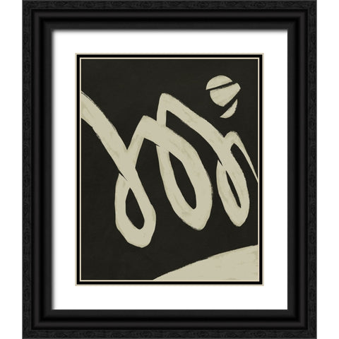 Neutral Spring IV Black Ornate Wood Framed Art Print with Double Matting by Green, Jacob