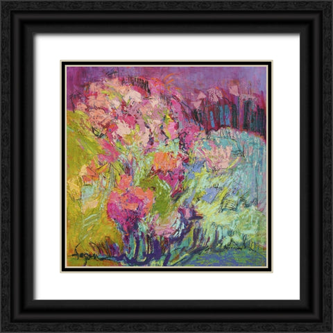 Among the Green Pastures II Black Ornate Wood Framed Art Print with Double Matting by Fagan, Dorothy