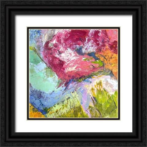 Bird in the Hand I Black Ornate Wood Framed Art Print with Double Matting by Fagan, Dorothy