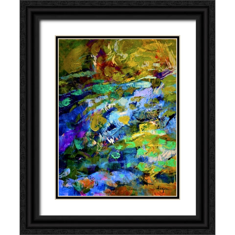 Chrysalis Liquid II Black Ornate Wood Framed Art Print with Double Matting by Fagan, Dorothy
