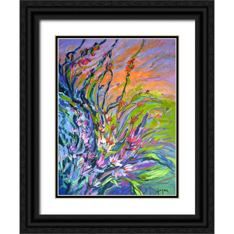 Unfettered Desires I Black Ornate Wood Framed Art Print with Double Matting by Fagan, Dorothy