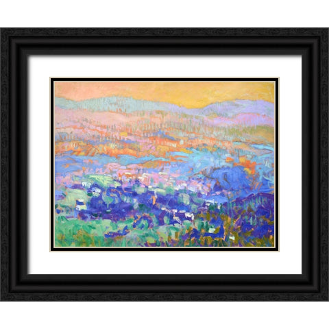 Meet Me and the Edge of Dreams Black Ornate Wood Framed Art Print with Double Matting by Fagan, Dorothy