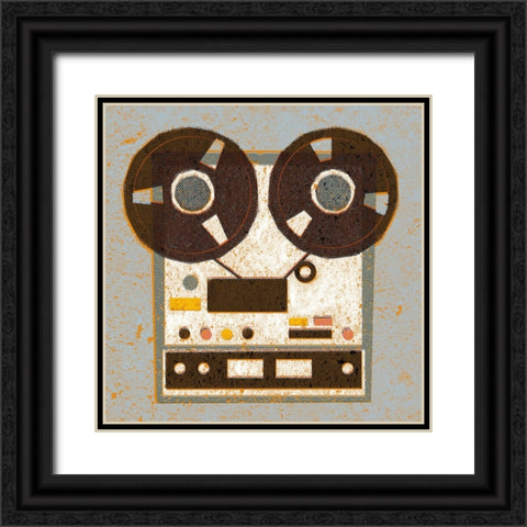 Bygone Beats II Black Ornate Wood Framed Art Print with Double Matting by Barnes, Victoria