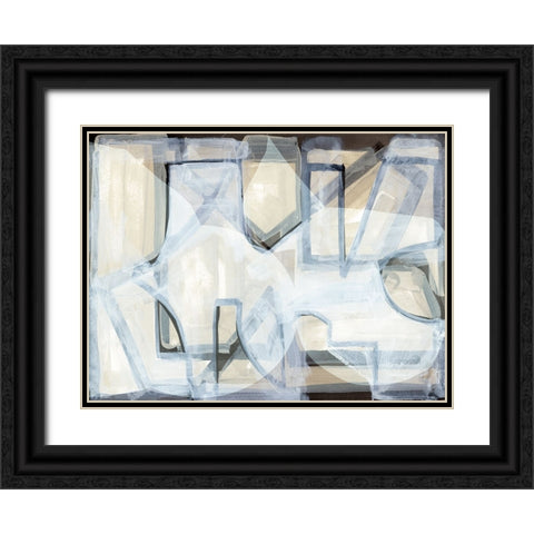 BAndW I Black Ornate Wood Framed Art Print with Double Matting by Cartissi