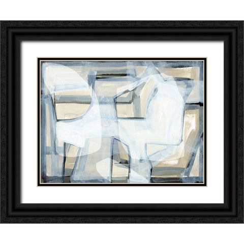 BAndW II Black Ornate Wood Framed Art Print with Double Matting by Cartissi