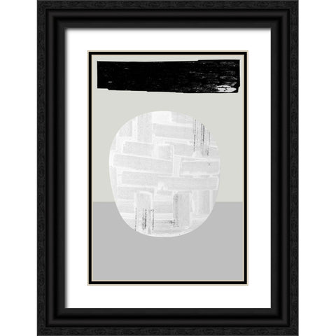 Eggy I Black Ornate Wood Framed Art Print with Double Matting by Cartissi